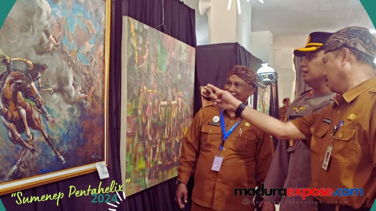 Pameran Lukisan di Pendopo Agung, 50 Persen Hasil Lelang  diserahkan ke Baznas