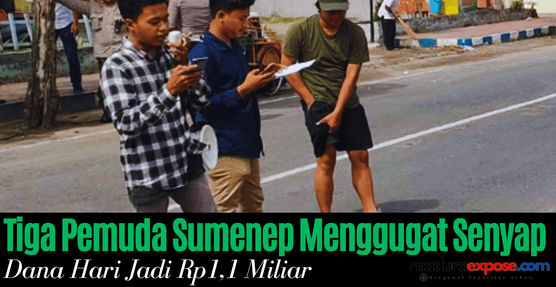 Bara di Jantung Kota: Tiga Pemuda Sumenep Menggugat Senyap Dana Hari Jadi Rp1,1 Miliar