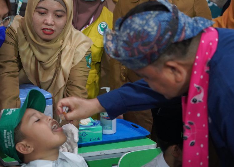 Dua Hari Pelaksanaan Sub PIN Polio Putaran Kedua Capai 44,7 Persen