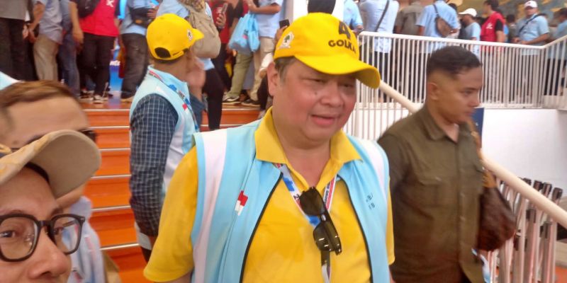 Hadir di Kampanye Akbar, Airlangga Optimis Prabowo-Gibran Menang di Atas 50 Persen
