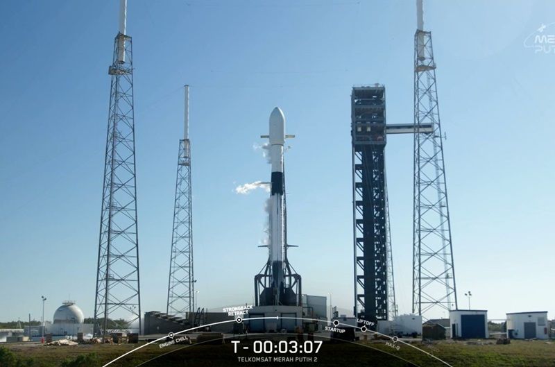 Telkomsat Sukses Luncurkan Satelit Merah Putih Dua dari Florida