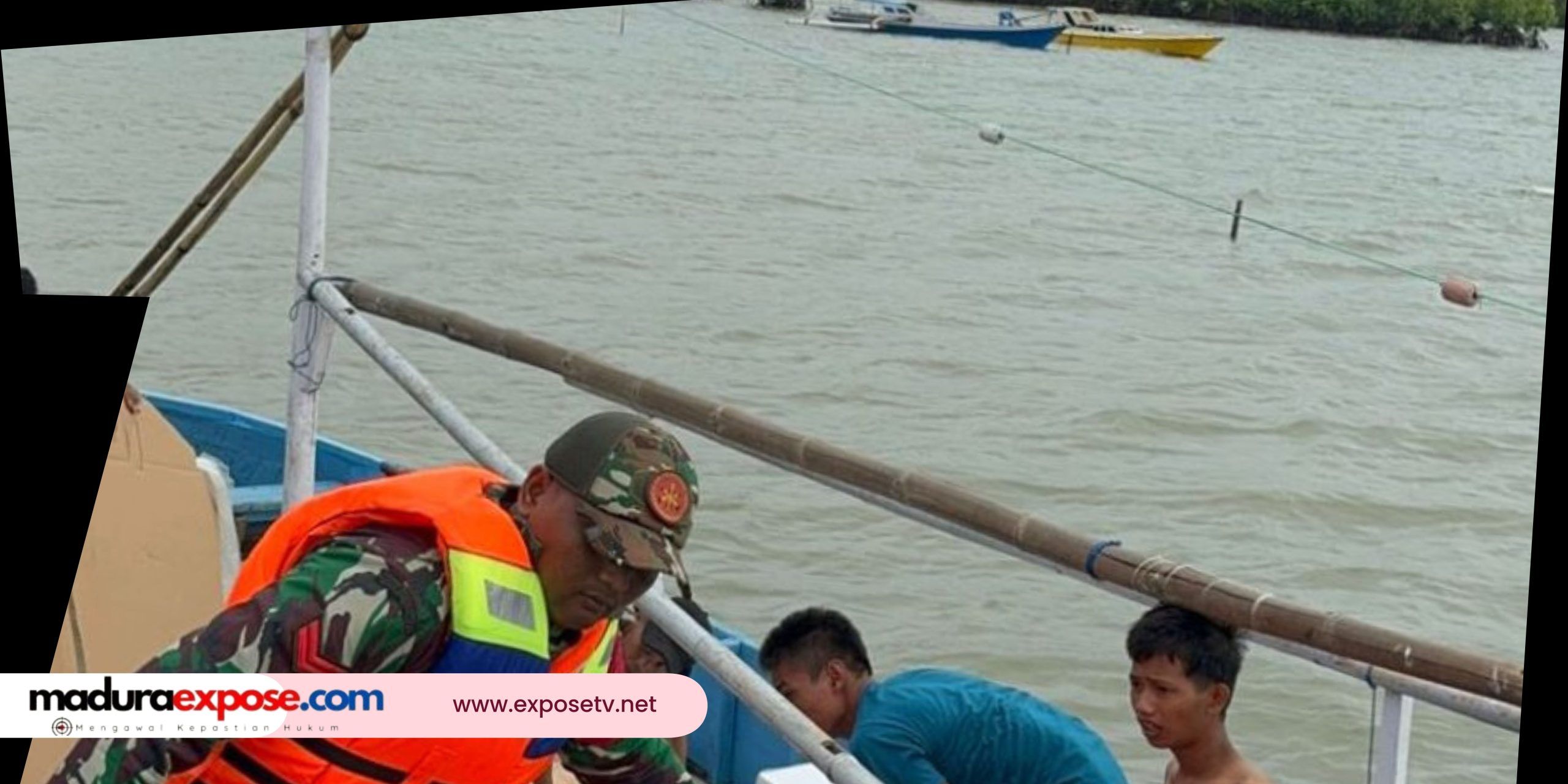 Basah Kuyup Menuju TPS 15 Pulau Gili Labak Sumenep
