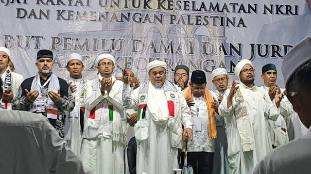Serukan Coblos Anies dan Didatangi Polisi, Habib Rizieq: Kalau Pemilu Curang, Rakyat Akan Marah