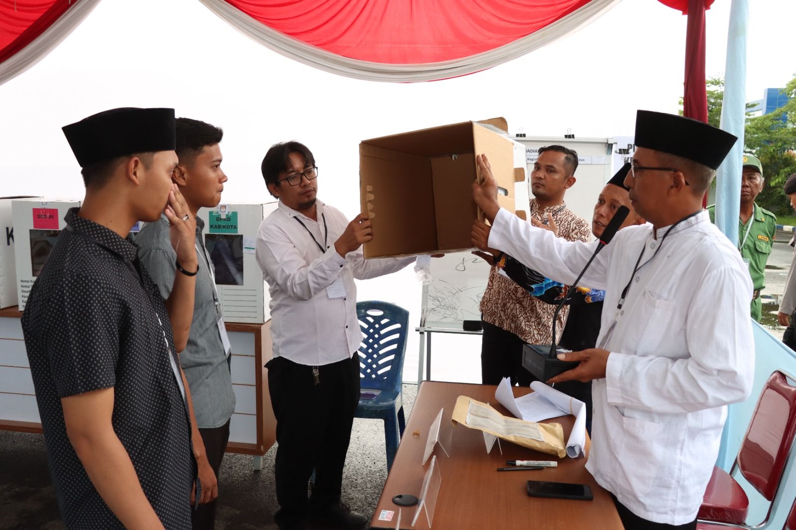 Polres Sumenep Gelar Simulasi Pengamanan TPS Masa Pungut dan Hitung Suara