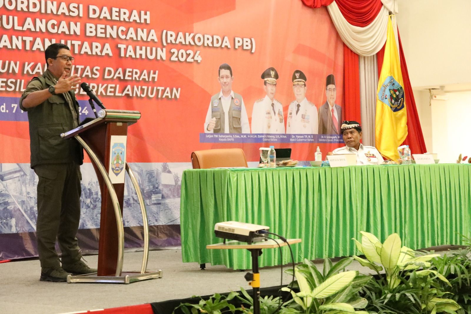 Kepala BNPB Beri Arahan pada Rakor Penanggulangan Bencana di Kaltara