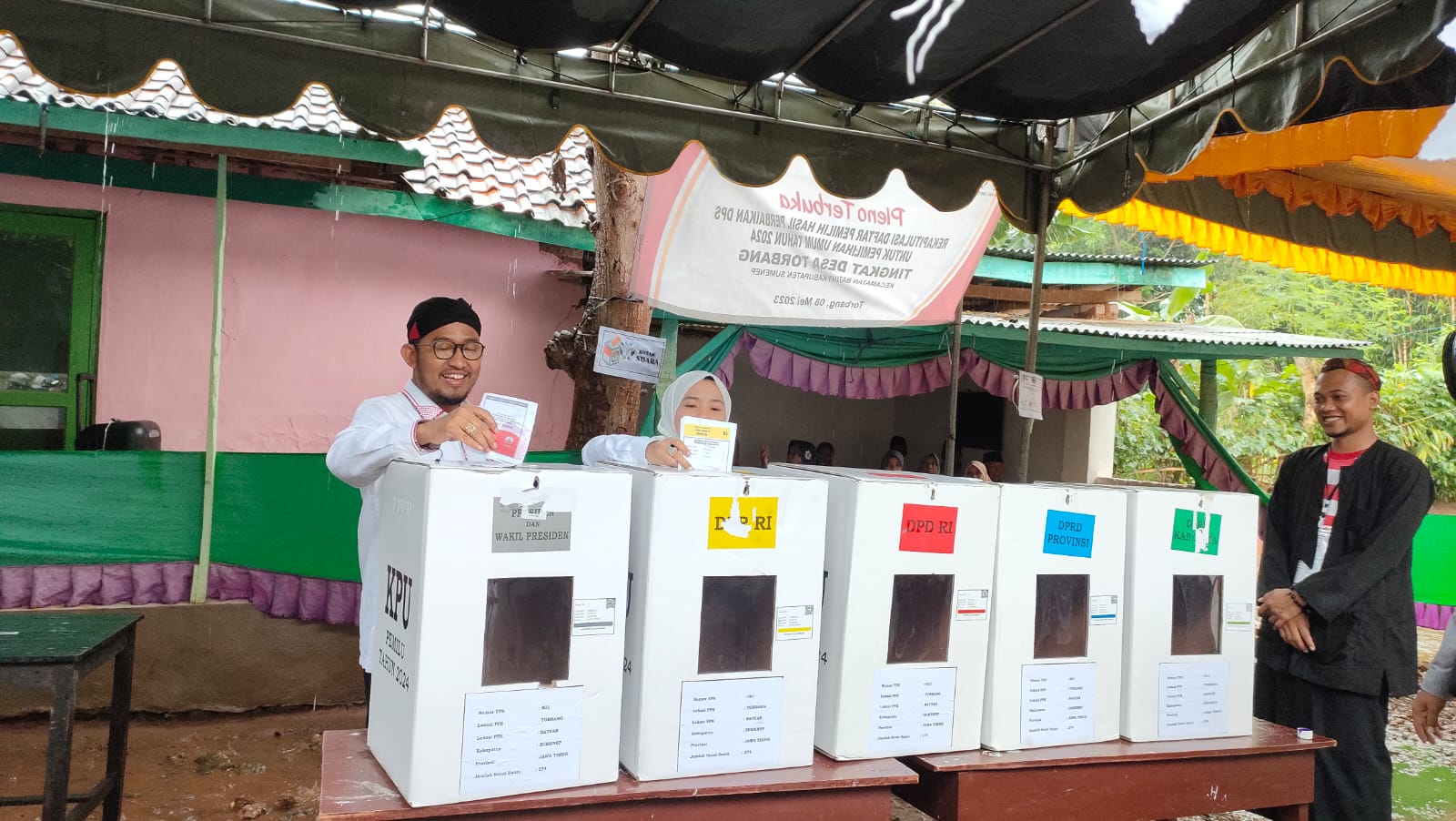 Prabowo-Gibran Menang Telak di TPS Ketua DPC  PDI Perjuangan Sumenep