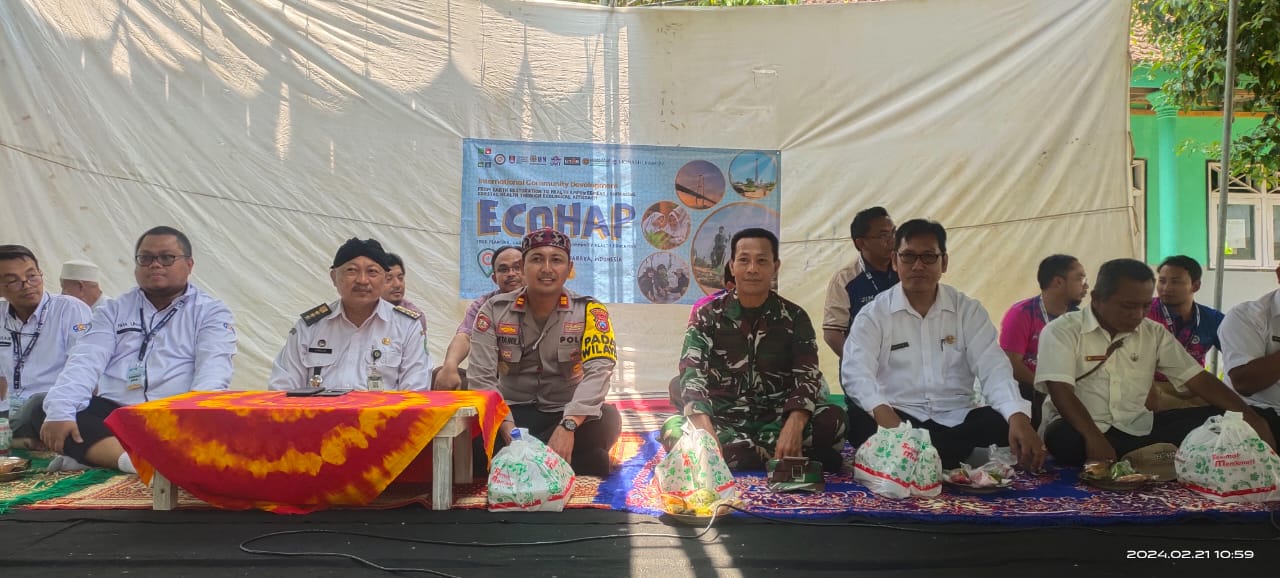 Kapolsek Prenduan Hadiri Pembukaan Health Education Ecohap di Ponpes An-Nusyur Aeng Panas