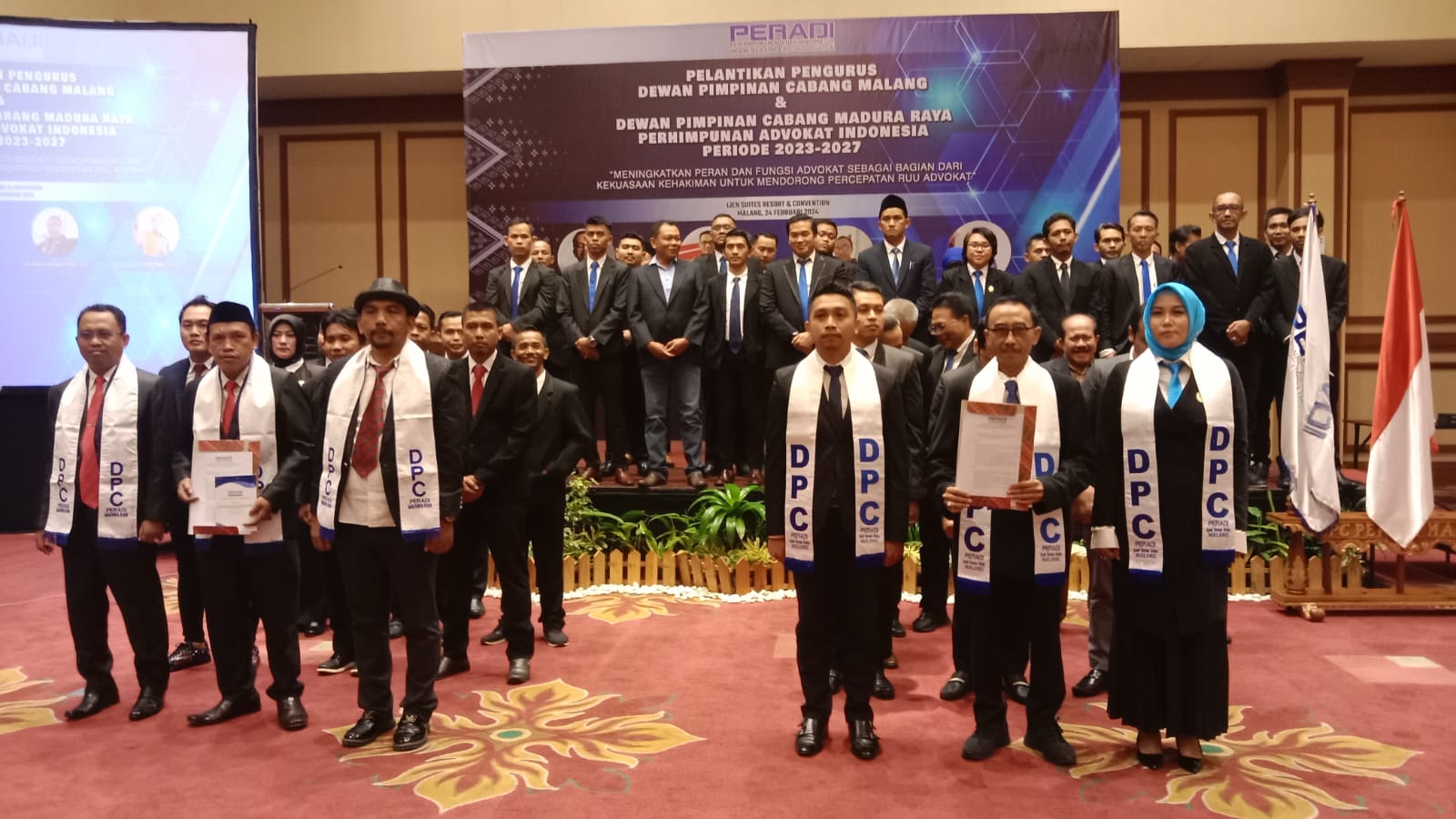 Pelantikan Pengurus DPC PERADI Malang dan Madura Raya