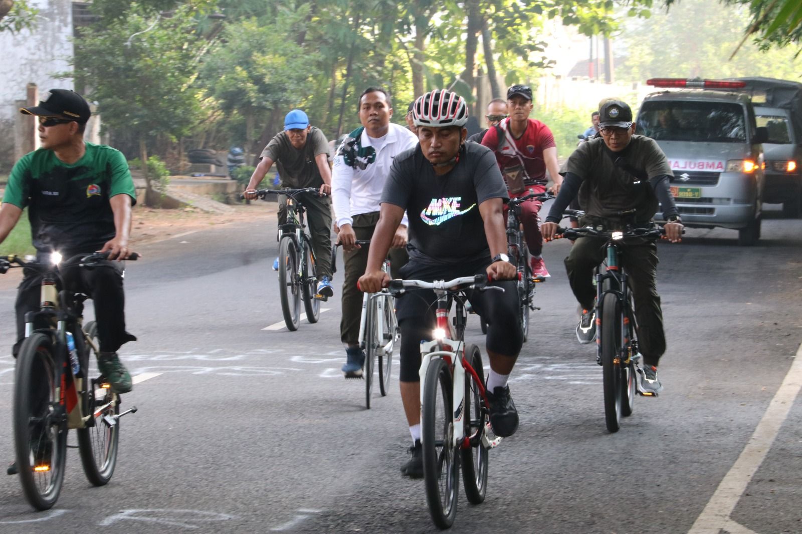 Gowes Bareng, Dandim 0827/Sumenep Ajak Anggota Jaga Kebugaran