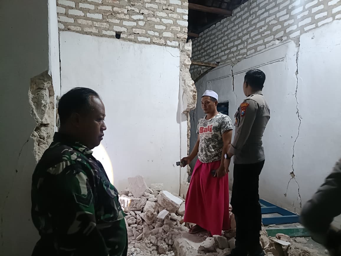 Gempa Tenggara Sumenep, Puluhan Bangunan Dilaporkan Rusak