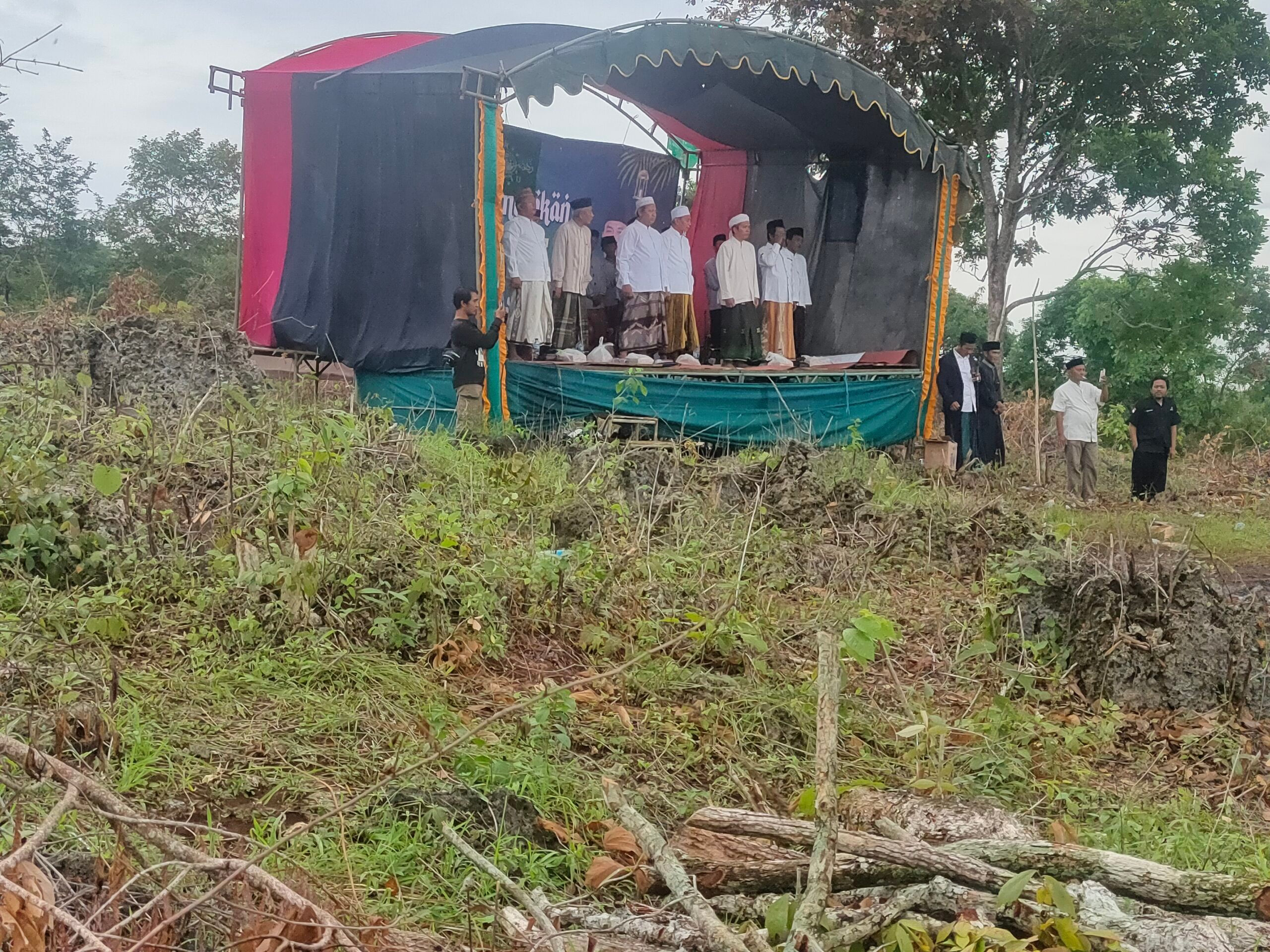 Istighatsah Dan Pematokan Tanah Wakaf PCNU di Bukit Gelugur Sumenep