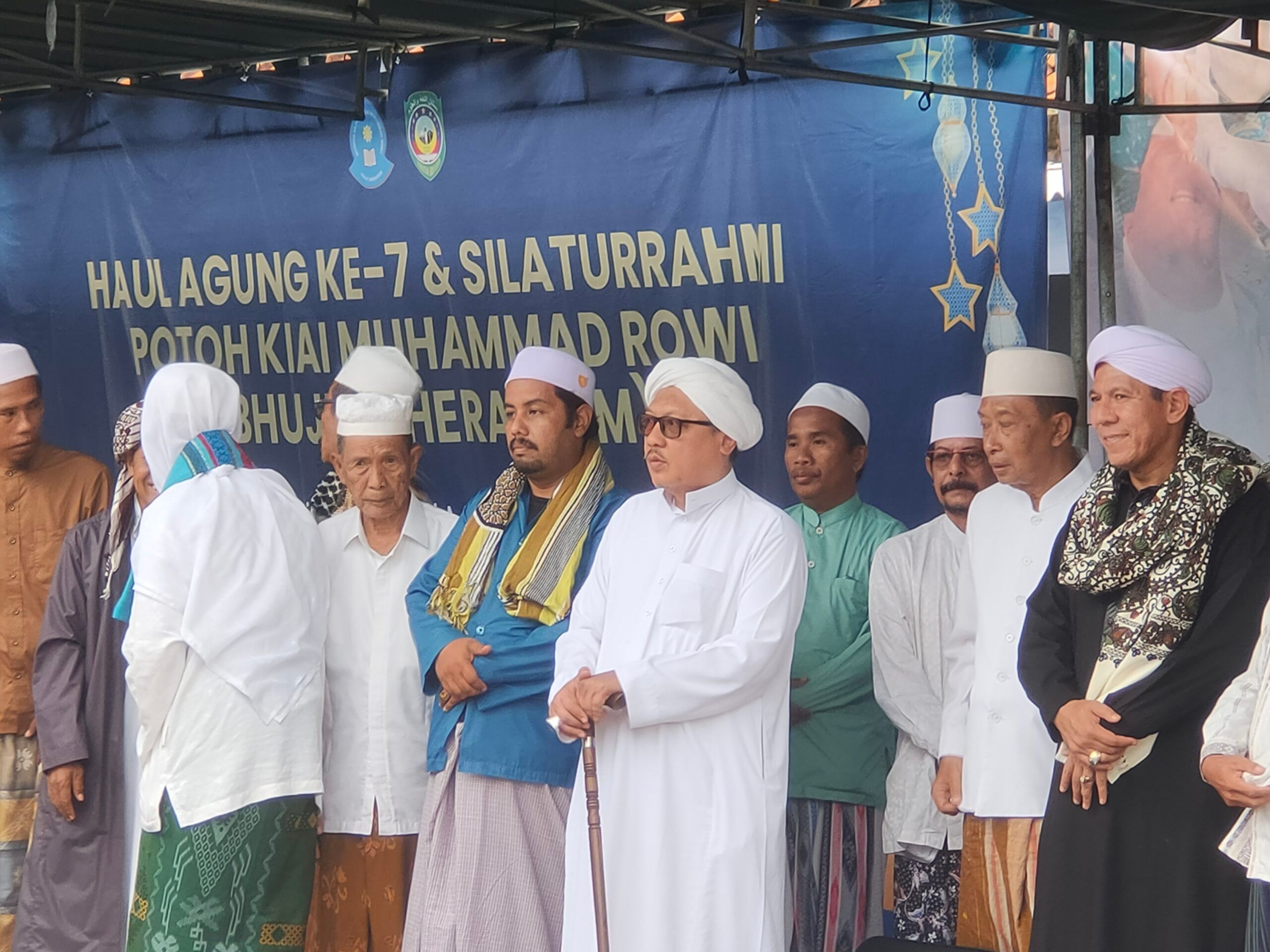 Haul Agung ke-7 Kiai Rowi GherAssem Dihadiri Ulama Jawa- Madura Hingga Tokoh Nasional