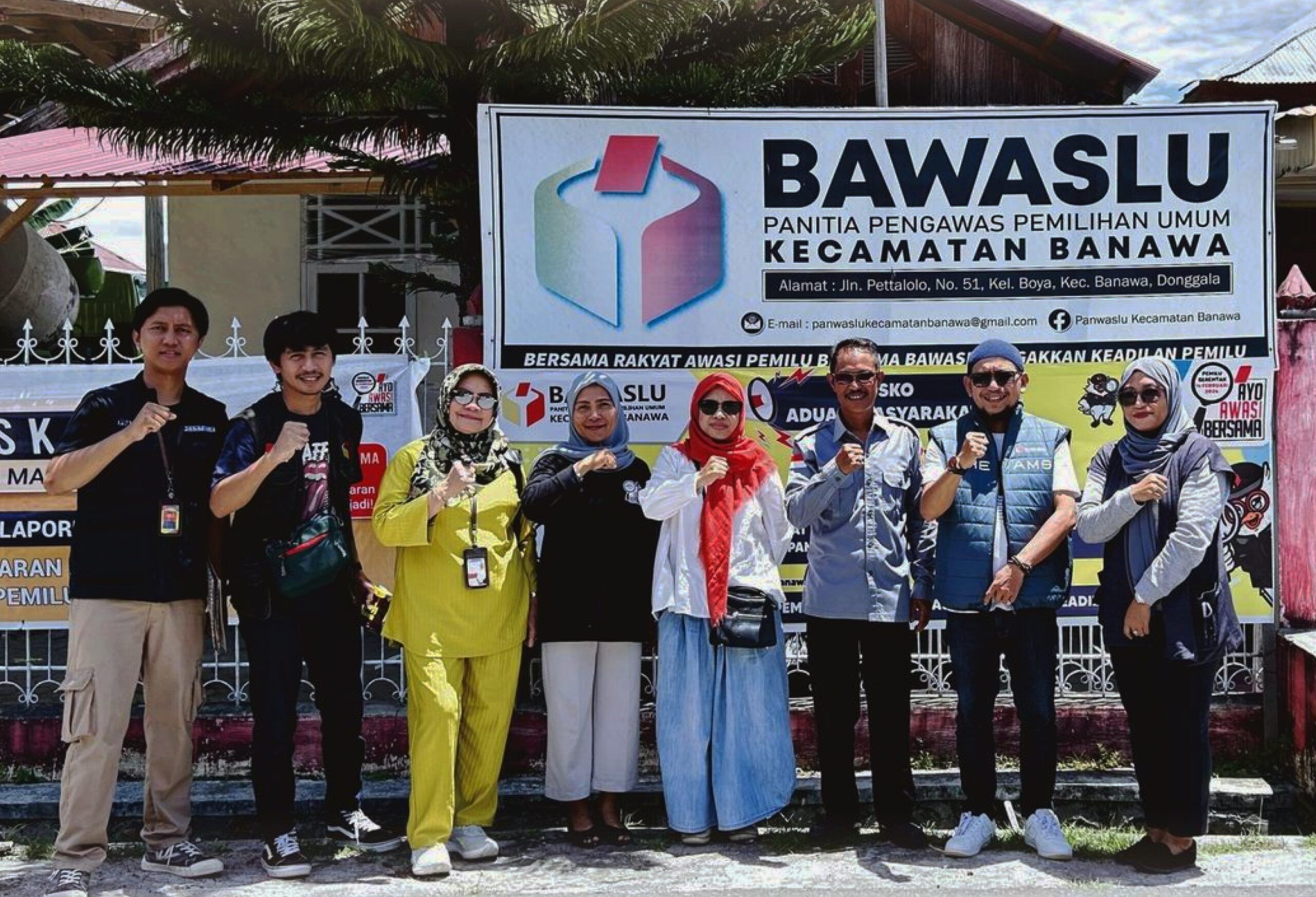 Bawaslu Donggala Terima Kunjungan Tim Bawaslu Sulteng