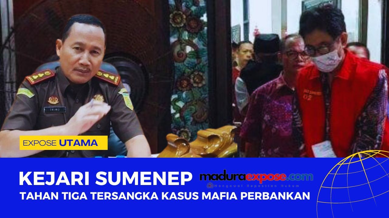 Kejari Sumenep Tahan Pimpinan Cabang Pembantu Bank Plat Merah Bersama Dua Tersangka Lainnya