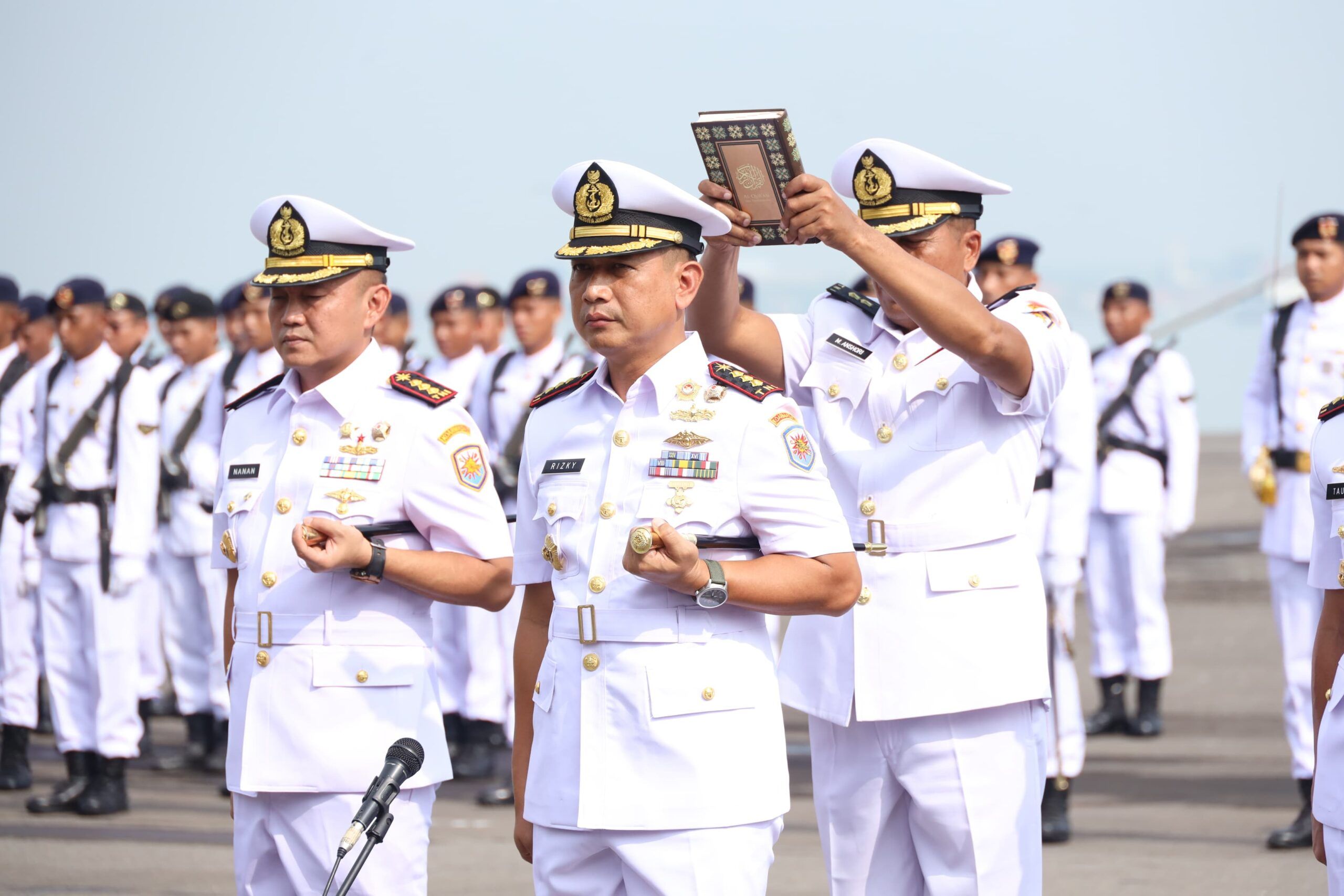 Pangkoarmada II Pimpin Sertijab dan Penyerahan Jabatan Strategis