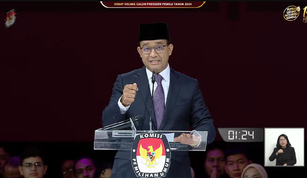 Debat Kelima, Anies Singgung Soal Bansos: Berikan Sesuai Kebutuhan yang Diberi, Bukan Kepentingan Pemberi