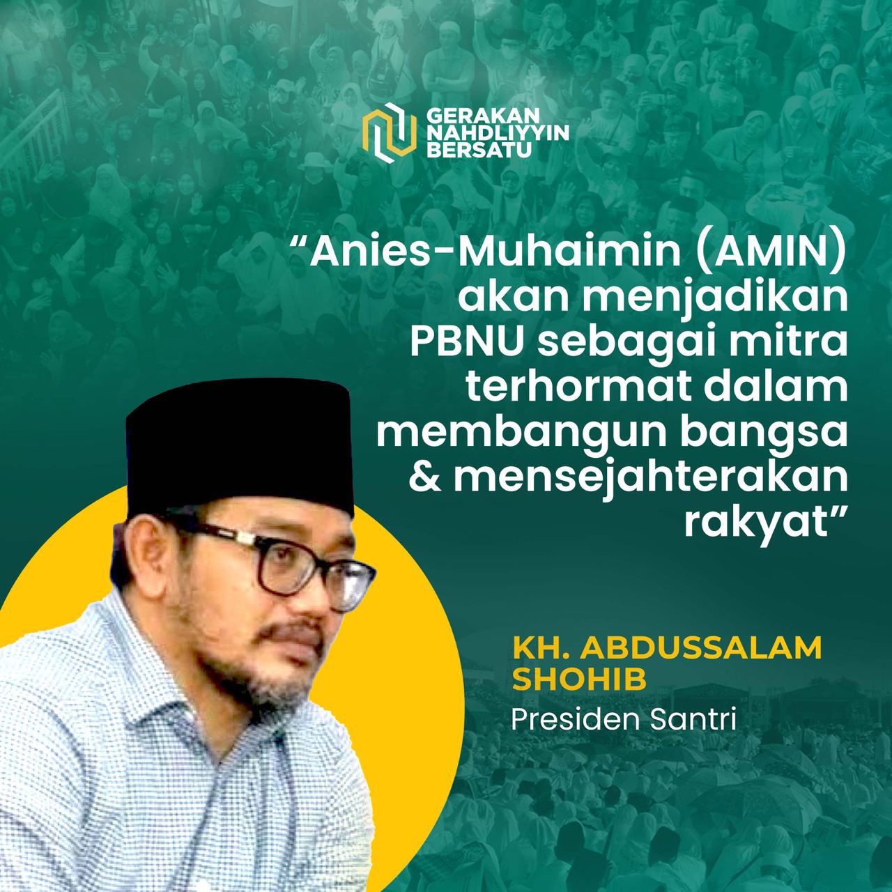 Tagar #KyaiBergerak01 Viral