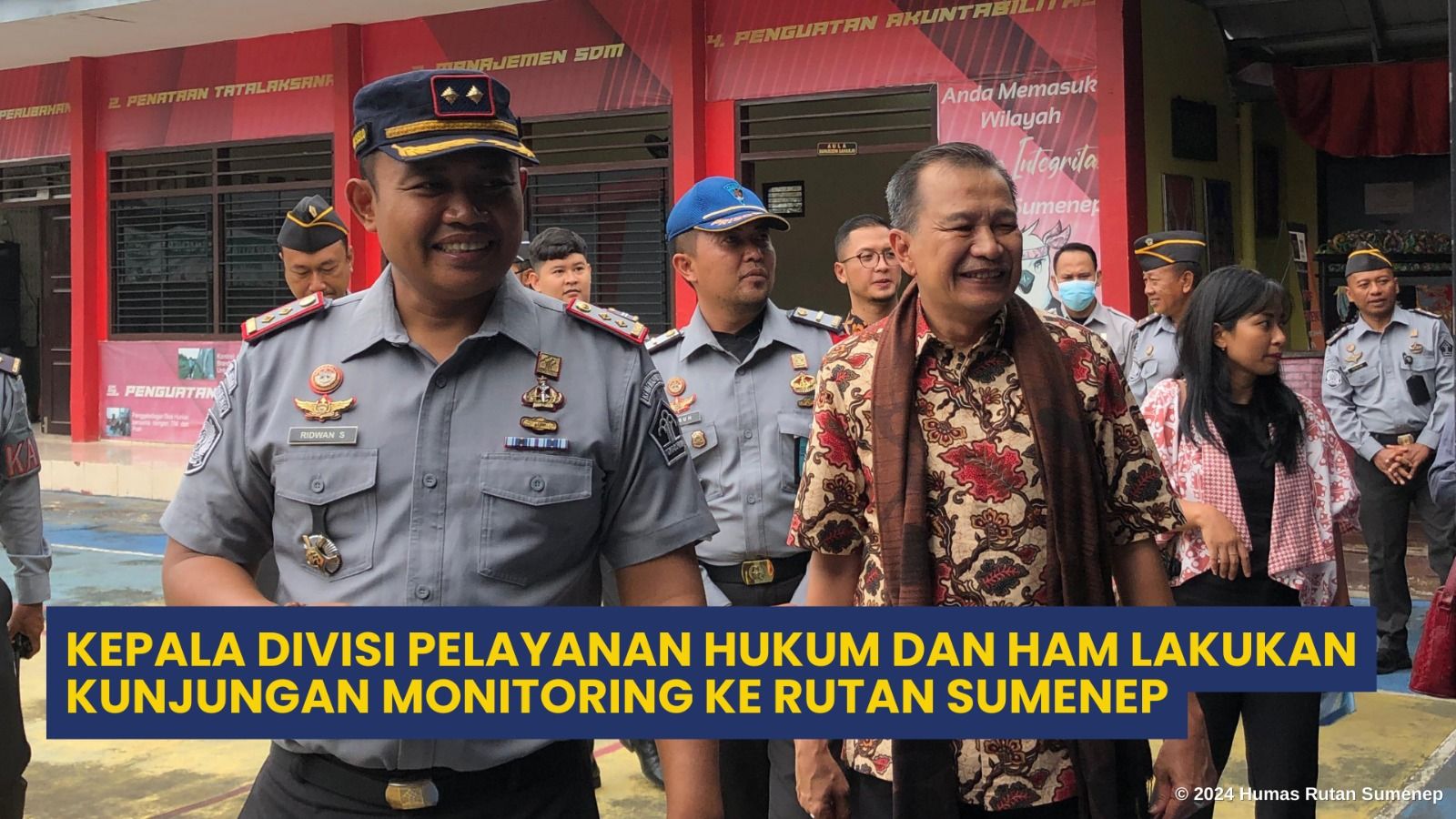 Kepala Divisi Pelayanan Hukum dan HAM Lakukan Kunjungan Monitoring ke Rutan Sumenep Kepala Divisi Pelayanan Hukum dan HAM Lakukan Kunjungan Monitoring ke Rutan Sumenep