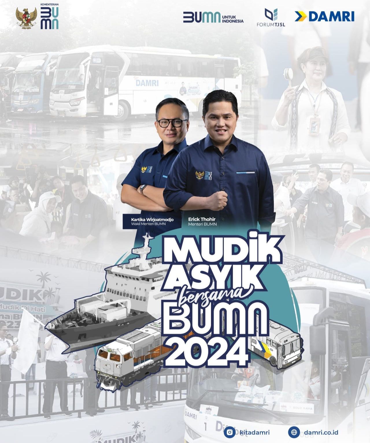 DAMRI Siapkan 250 Armada Dukung Mudik Gratis