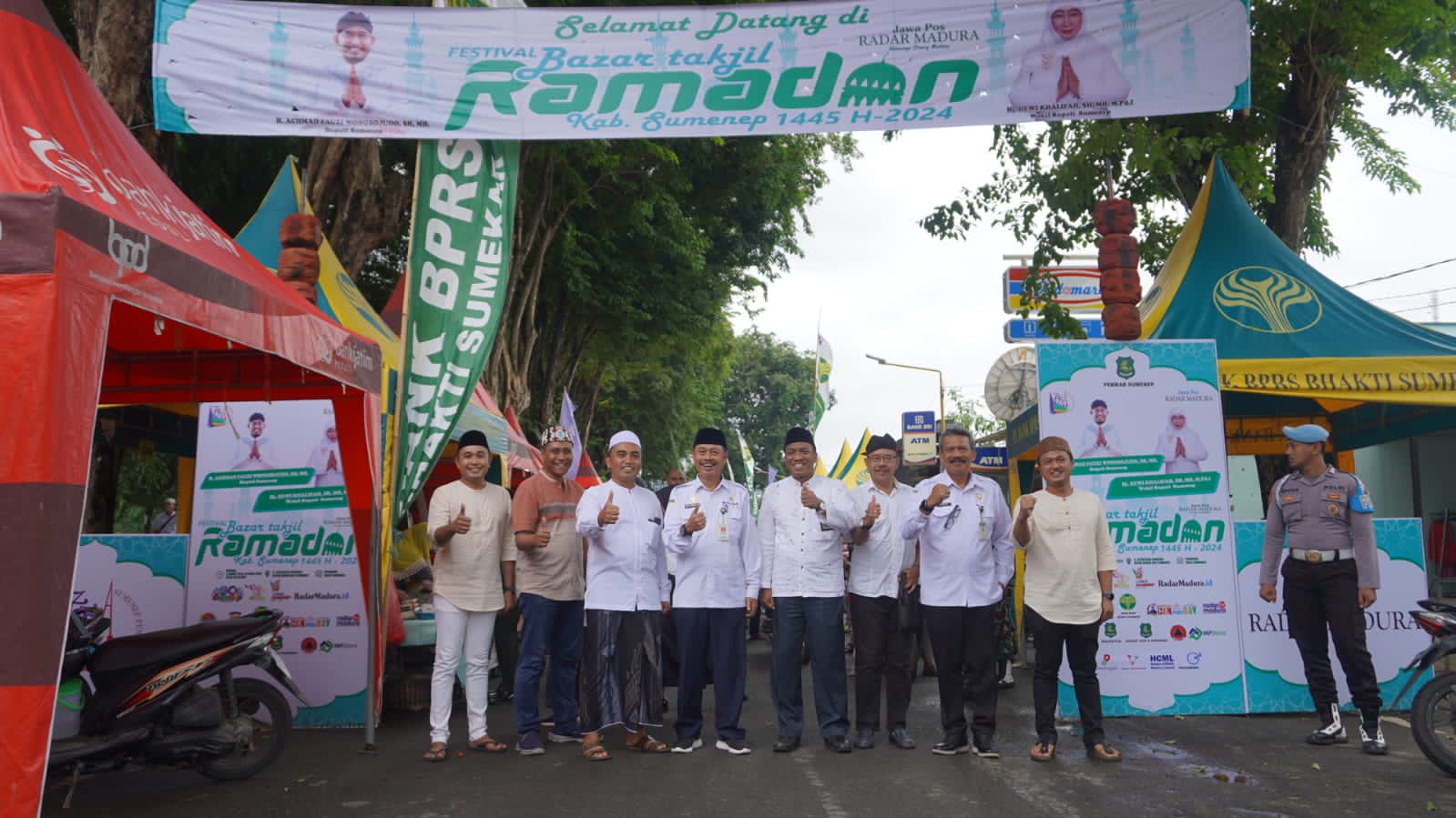 Bazar Takjil Ramadan 2024 di Sumenep Resmi di Buka