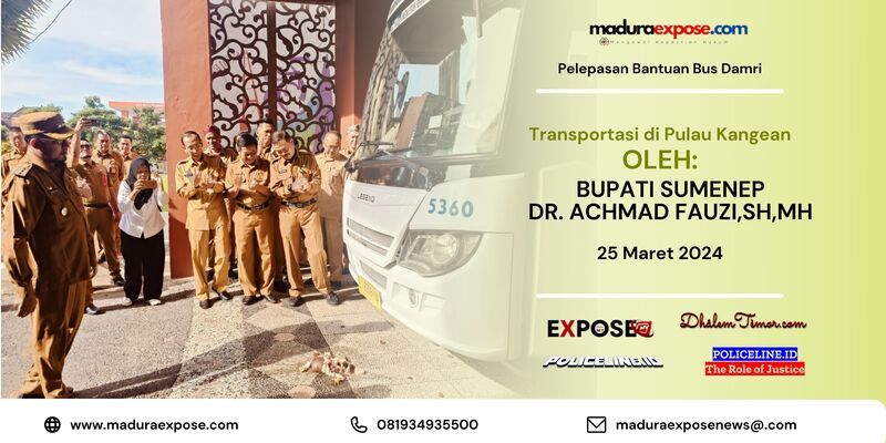 Gaspol Bupati Fauzi! Bus DAMRI rute Pelabuhan Rumah Sakit Abuya Arjasa – Kantor Kecamatan Kangayan