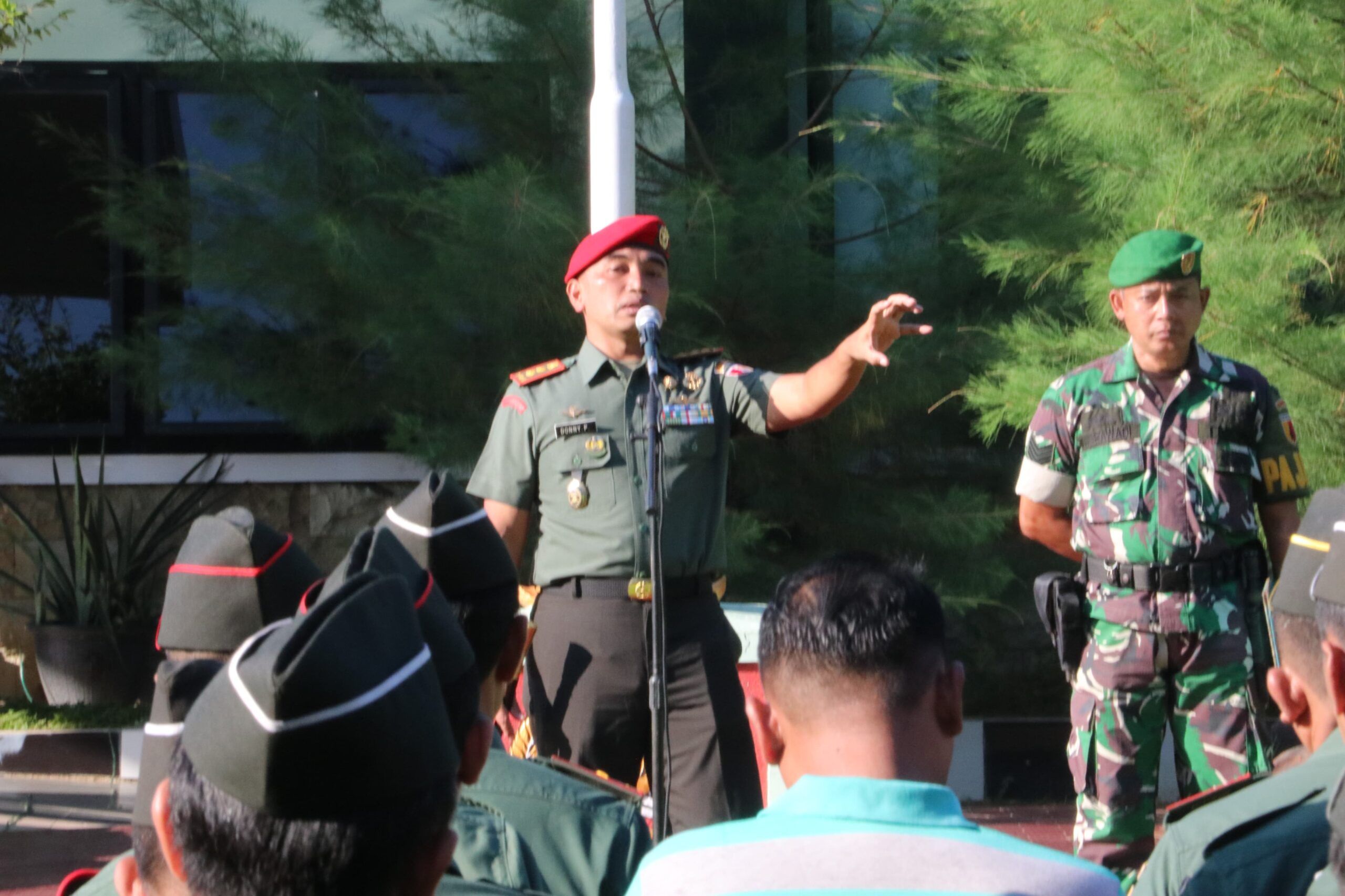 Kodim 0827/Sumenep Gelar Apel Pengecekan Usai Cuti Lebaran