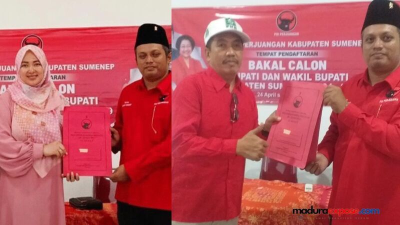 Pilkada Sumenep Bergetar, Dua Tokoh PKB Resmi Daftar Cawabup Lewat Penjaringan PDIP