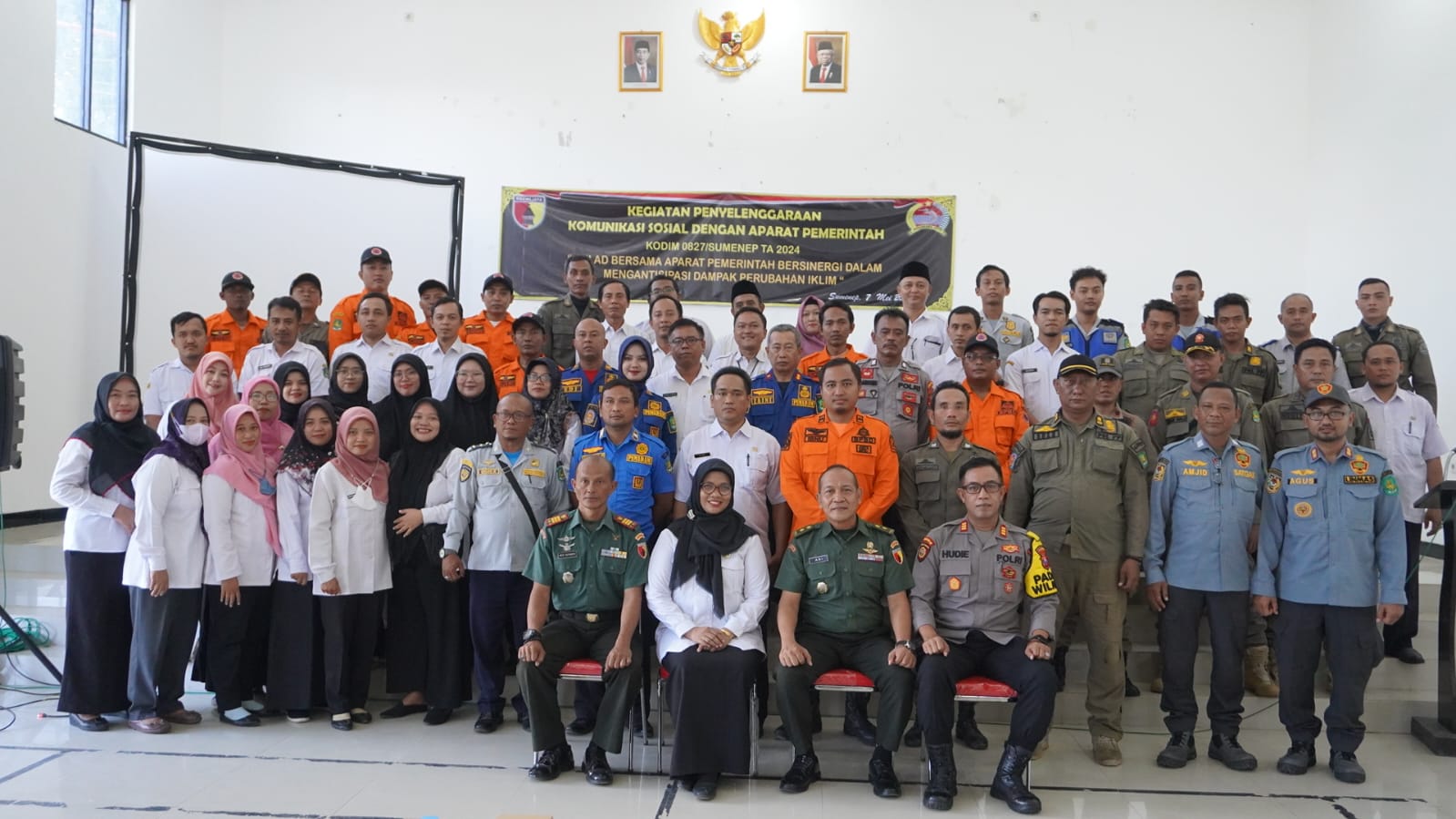 Komsos Dengan Aparat Pemerintahan, Kasdim Sumenep Ajak Tingkatkan Sinergi