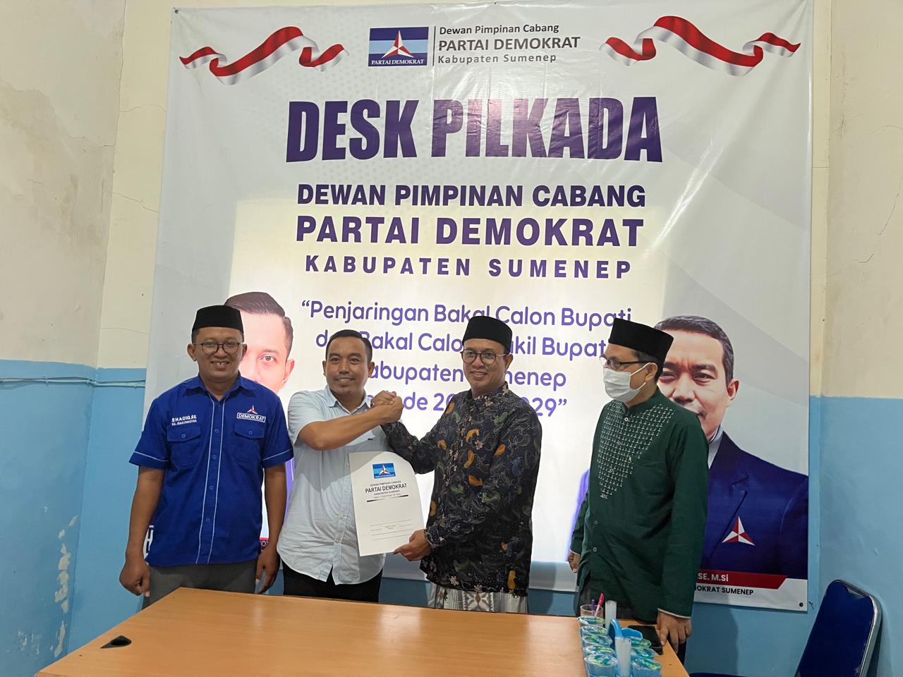 Gaspol! Kiai Unais Daftar Bakal Calon Bupati Sumenep Melalui Partai Demokrat dan NasDem