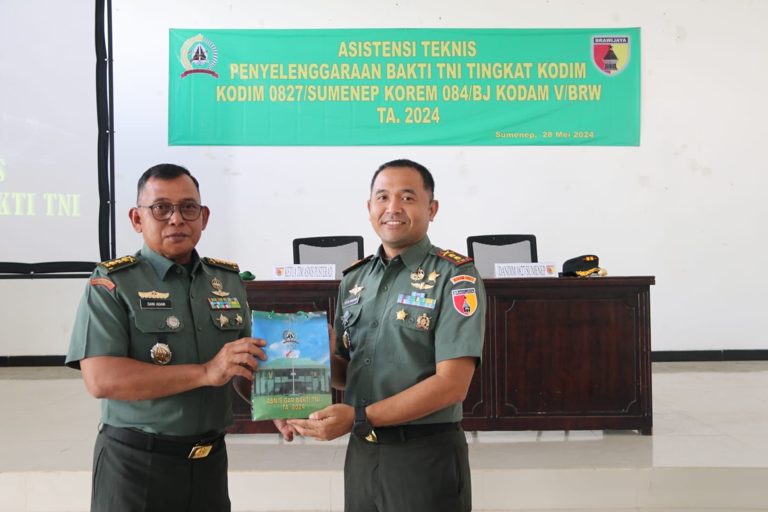 Kodim 0827/Sumenep Terima Kunjungan Asnis Gar Bakti TNI dari Pusterad