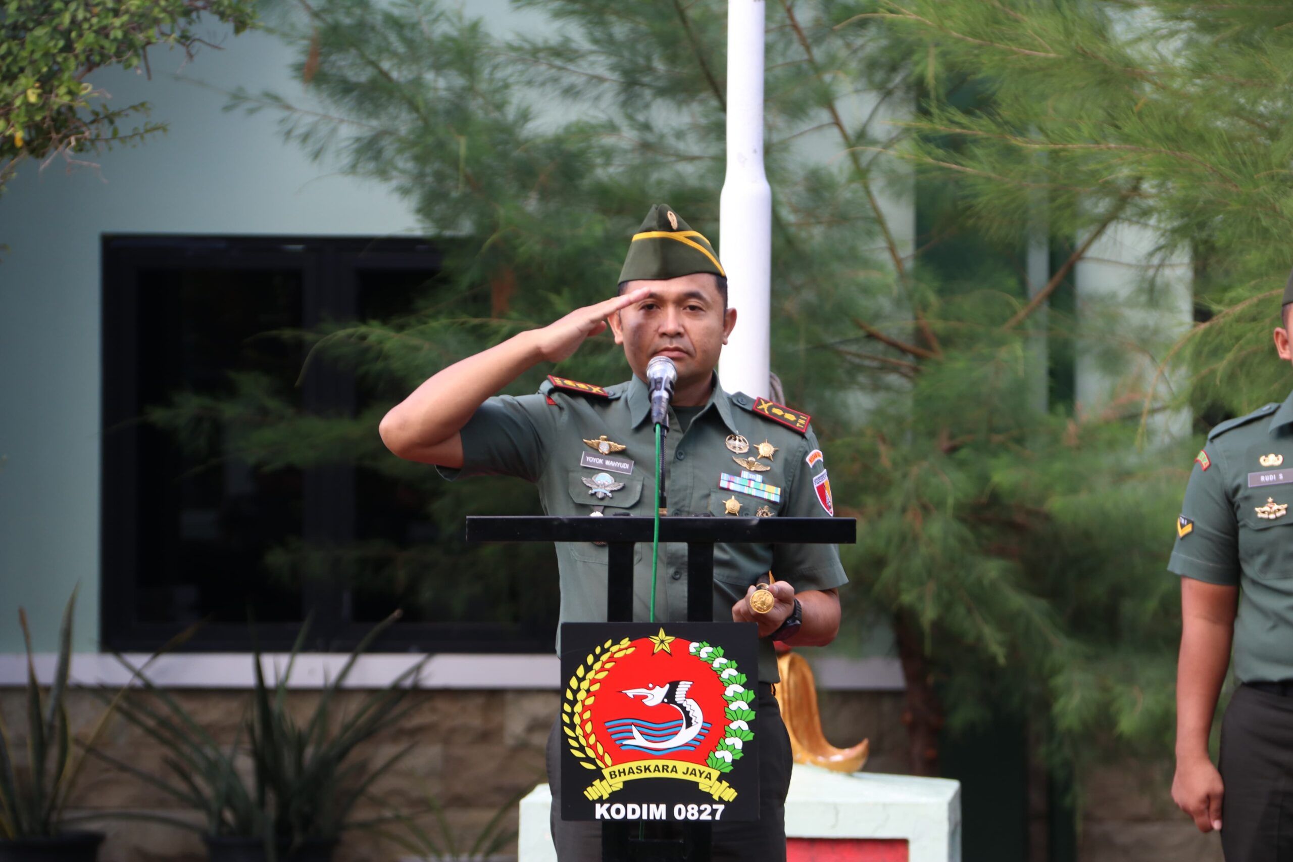 Dandim 0827/Sumenep Pimpin Pelepasan Perwira dan Bintara Purna Tugas