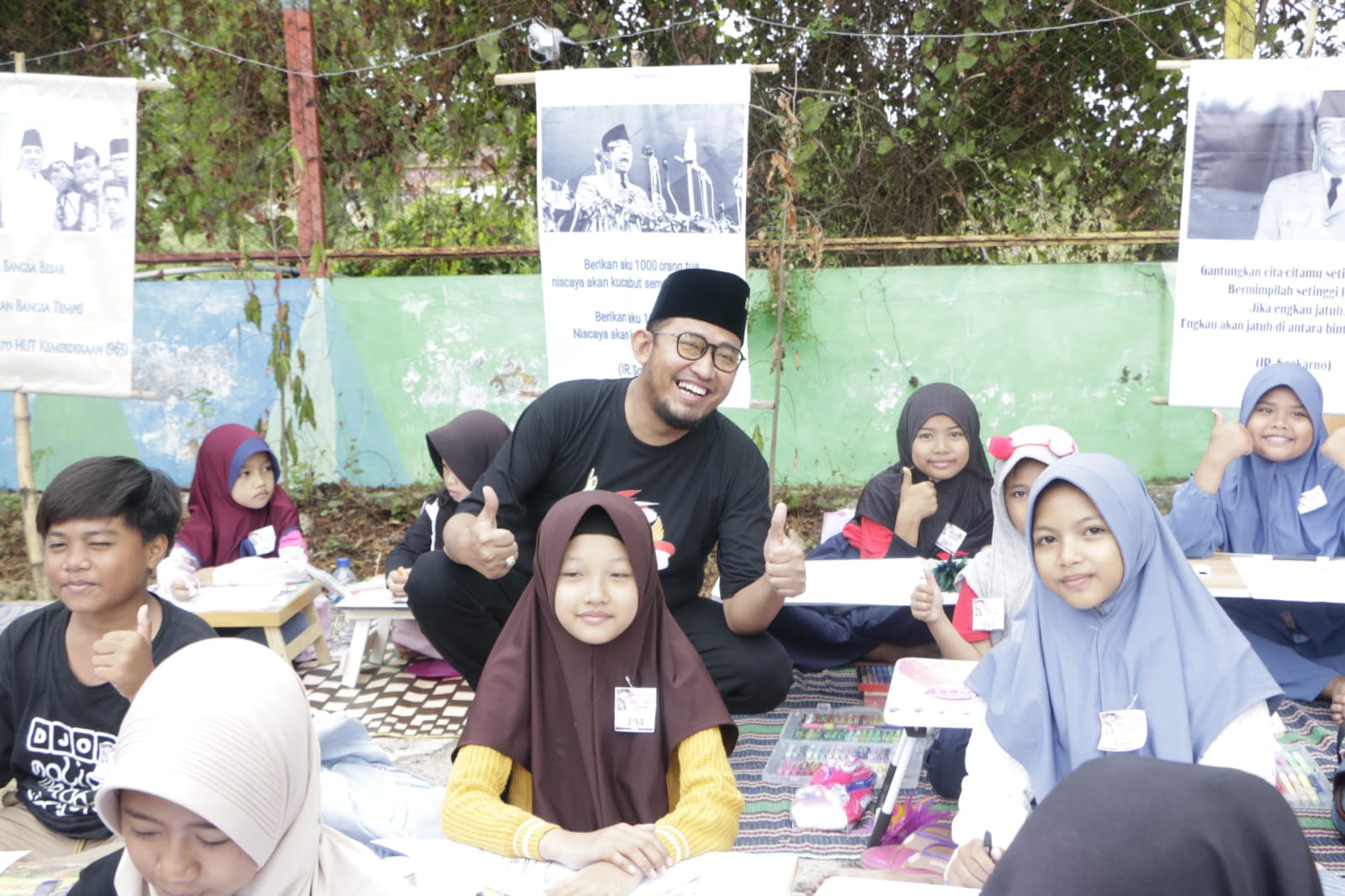Bupati Fauzi: Sketsa Bung Karno Adalah Ruang Edukasi Siswa