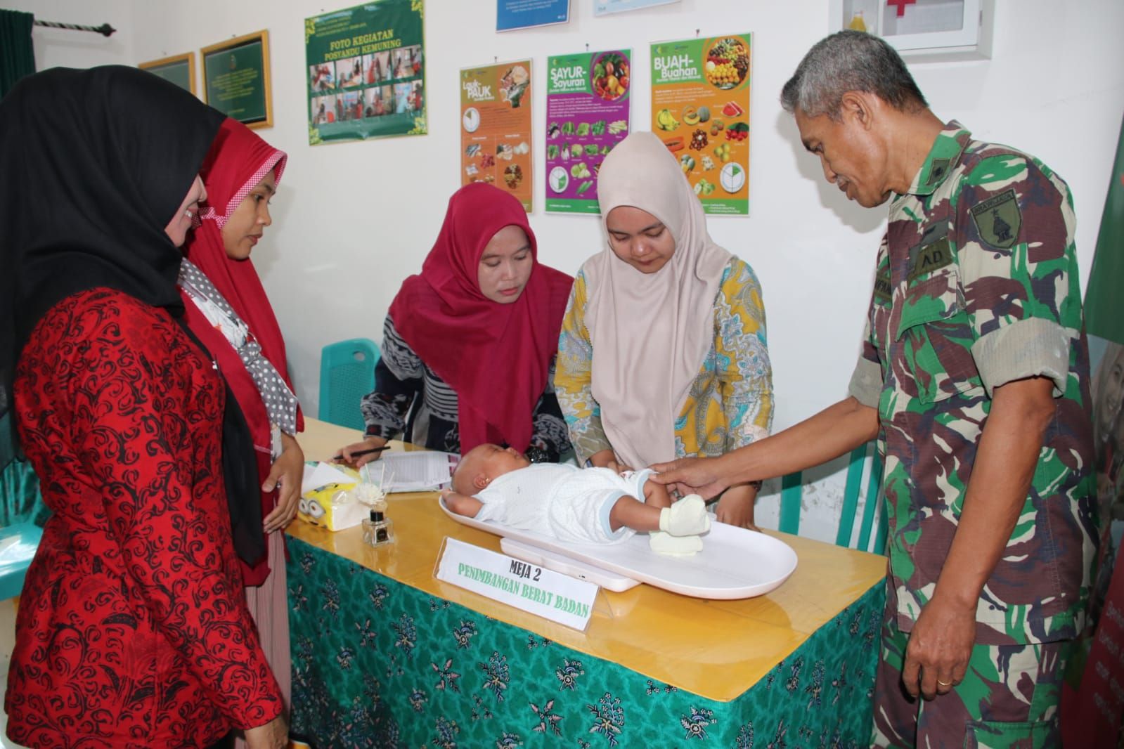 Poskesdim 0827/Sumenep Beri Layanan Posyandu Balita
