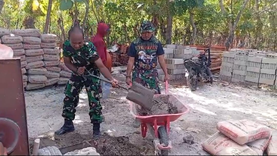 Gigihnya Prada Agung Bantu Percepatan Rehab Pondasi Rumah Warga Binaan