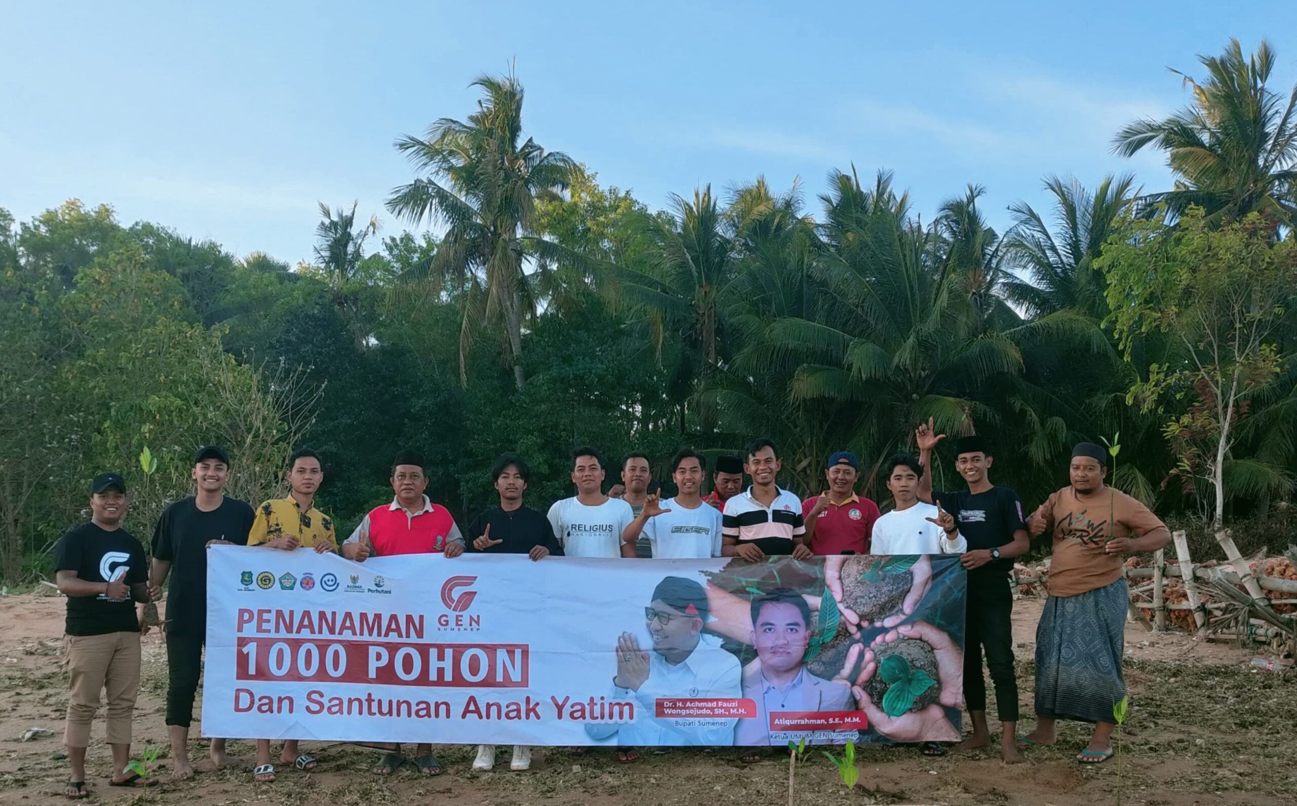Keren, GEN Sumenep Tanam 1000, Fauzi: Lanjutkan…!