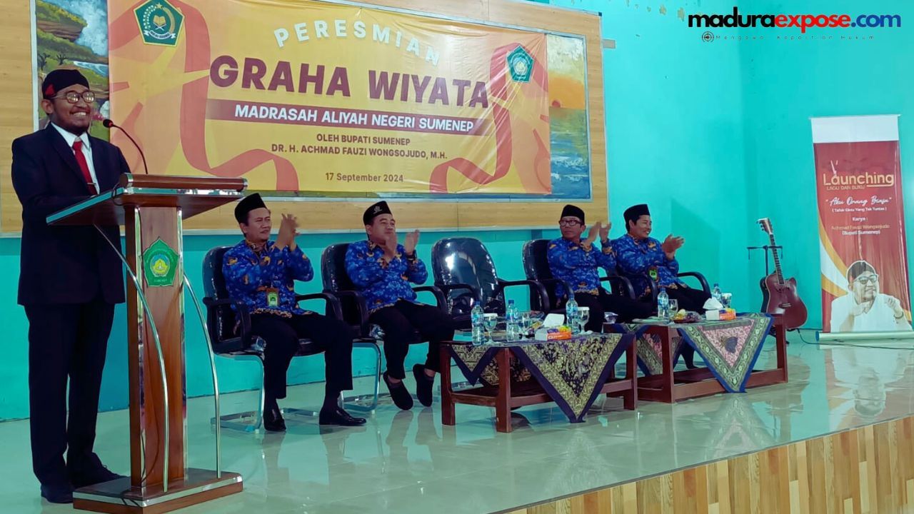Bupati Fauzi Resmikan Graha Wiyata MAN Sumenep