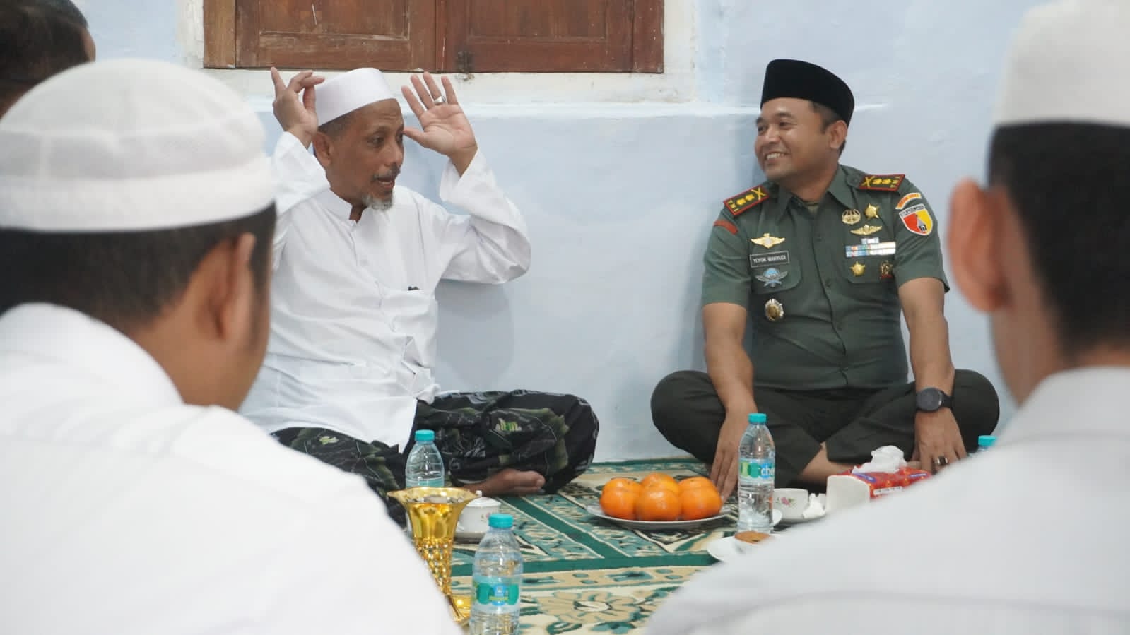 Silaturahmi Dandim Sumenep dengan Habib Alwi Zainal Abidin
