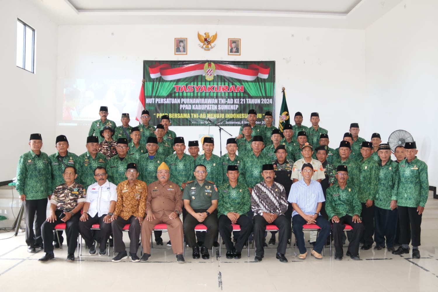 Tasyakuran Persatuan Purnawirawan TNI AD Kabupaten Sumenep HUT Ke-21