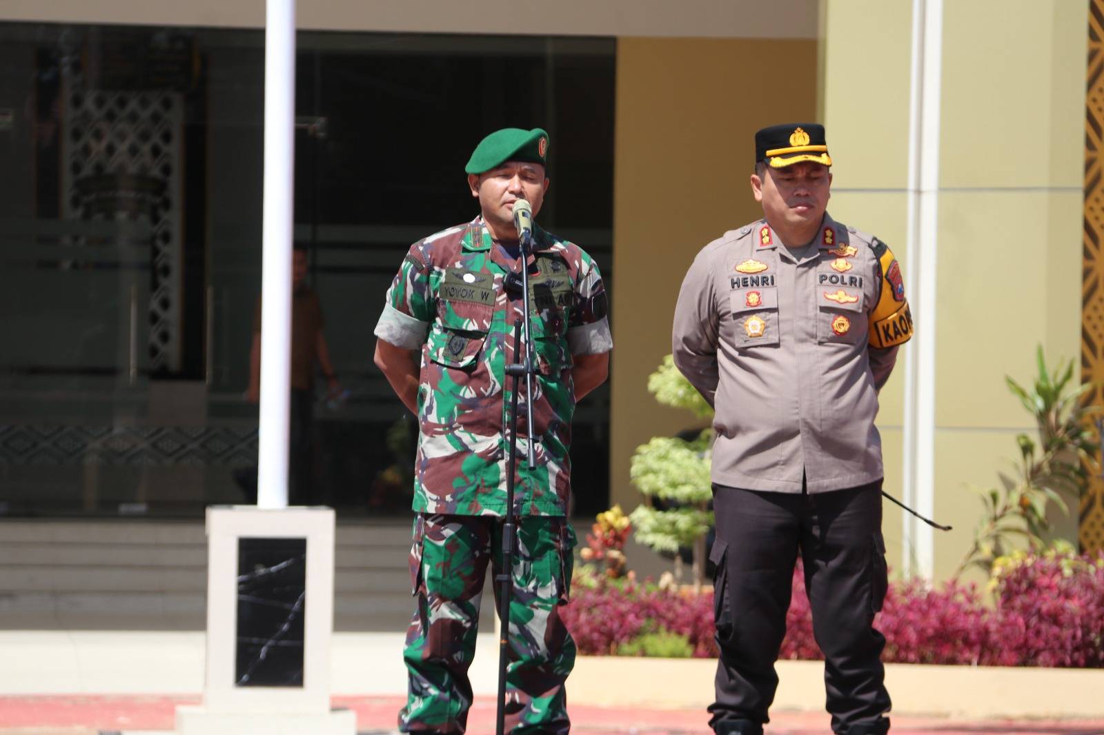 Cooling System Pilkada 2024, Dandim dan Kapolres SumenEp Pimpin Patroli Skala Besar