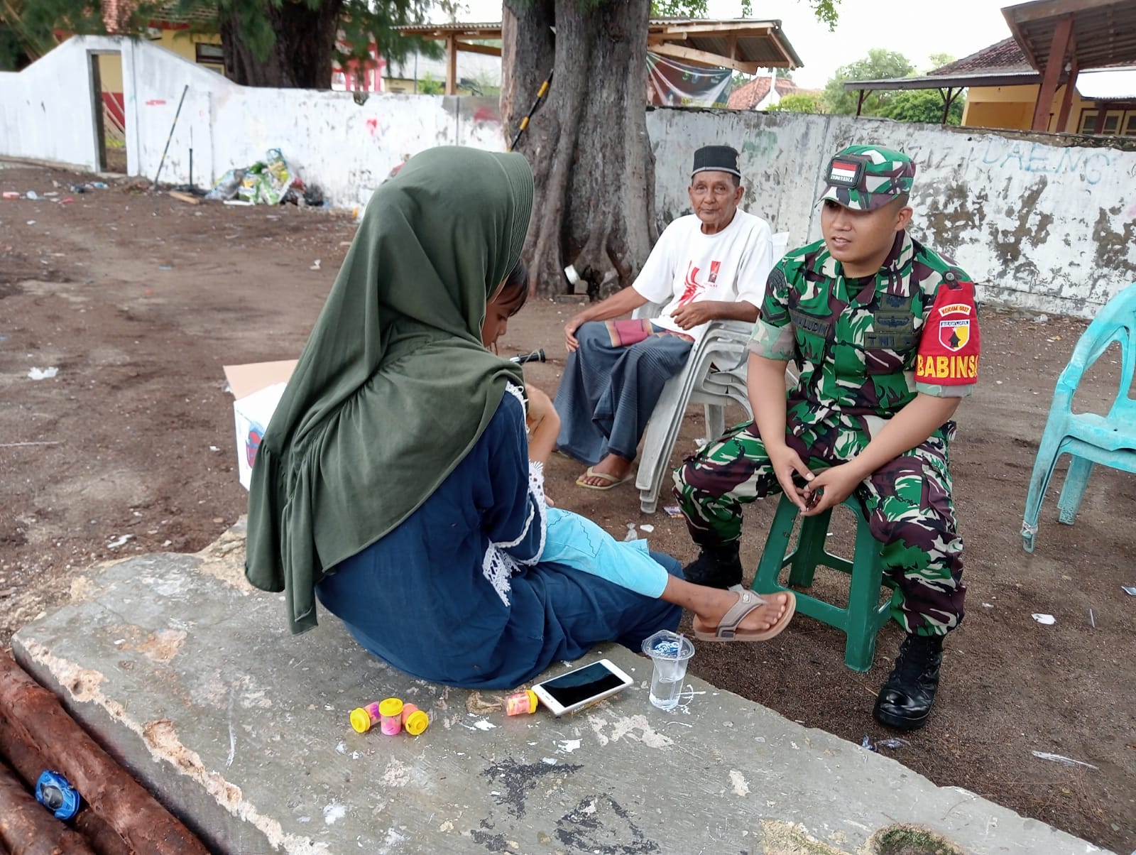 Peduli Gizi Anak, Babinsa Kunjungi Keluarga Stunting