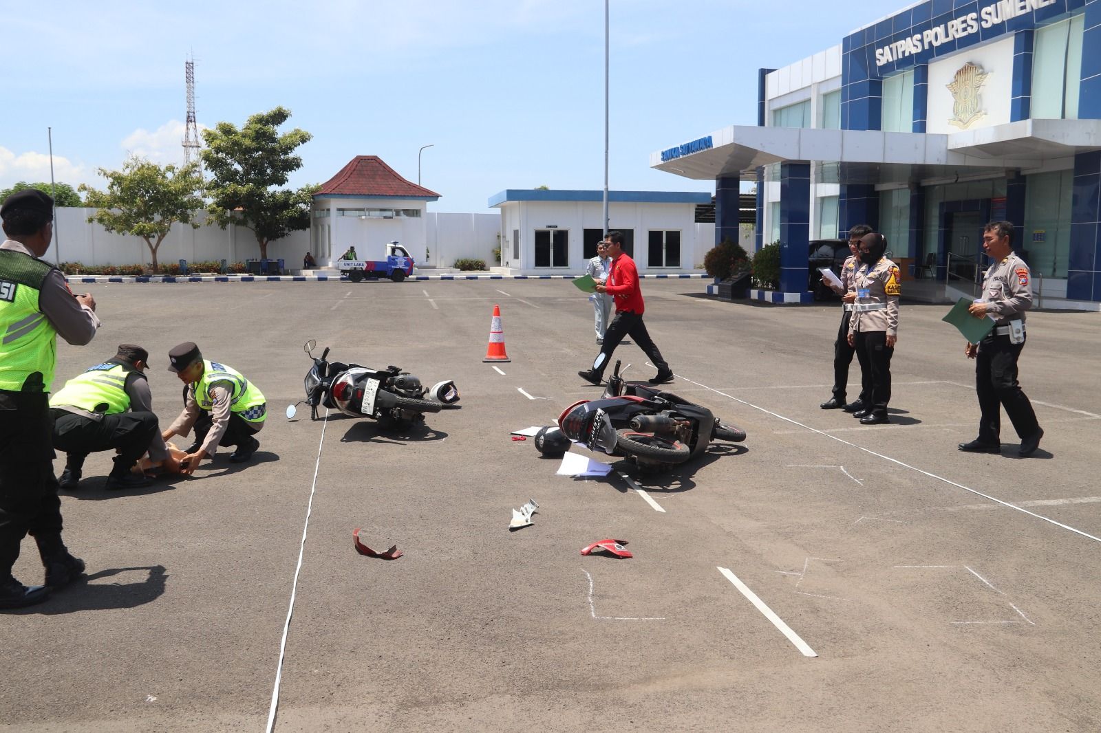 Satlantas Polres Sumenep Gelar Lomba Olah TPTKP dan PPGD