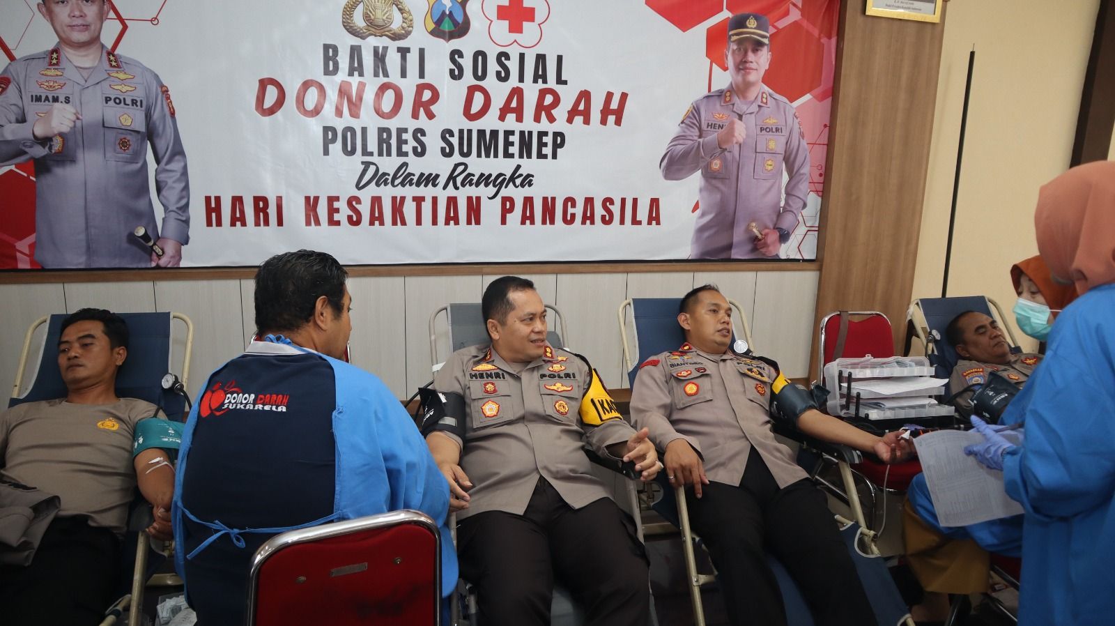 Donor Darah Polres Sumenep