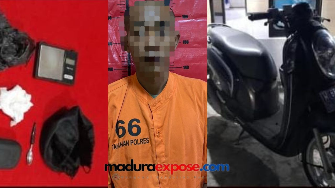 Warga Sumenep Ditangkap Polisi Terkait Kepemilikan Sabu Seberat 51,54