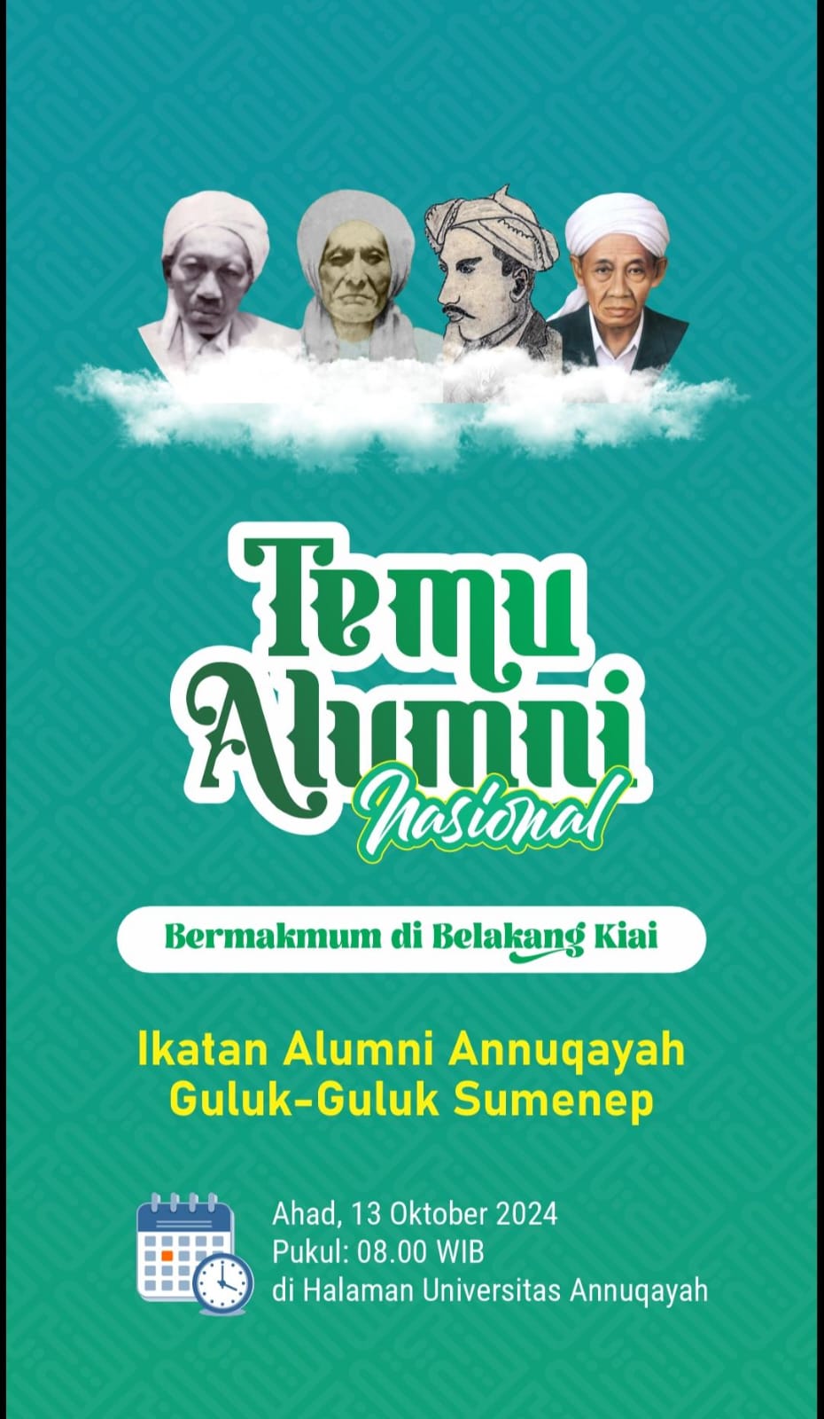 Viral! Banner Temu Alumni Nasional di Grup WA