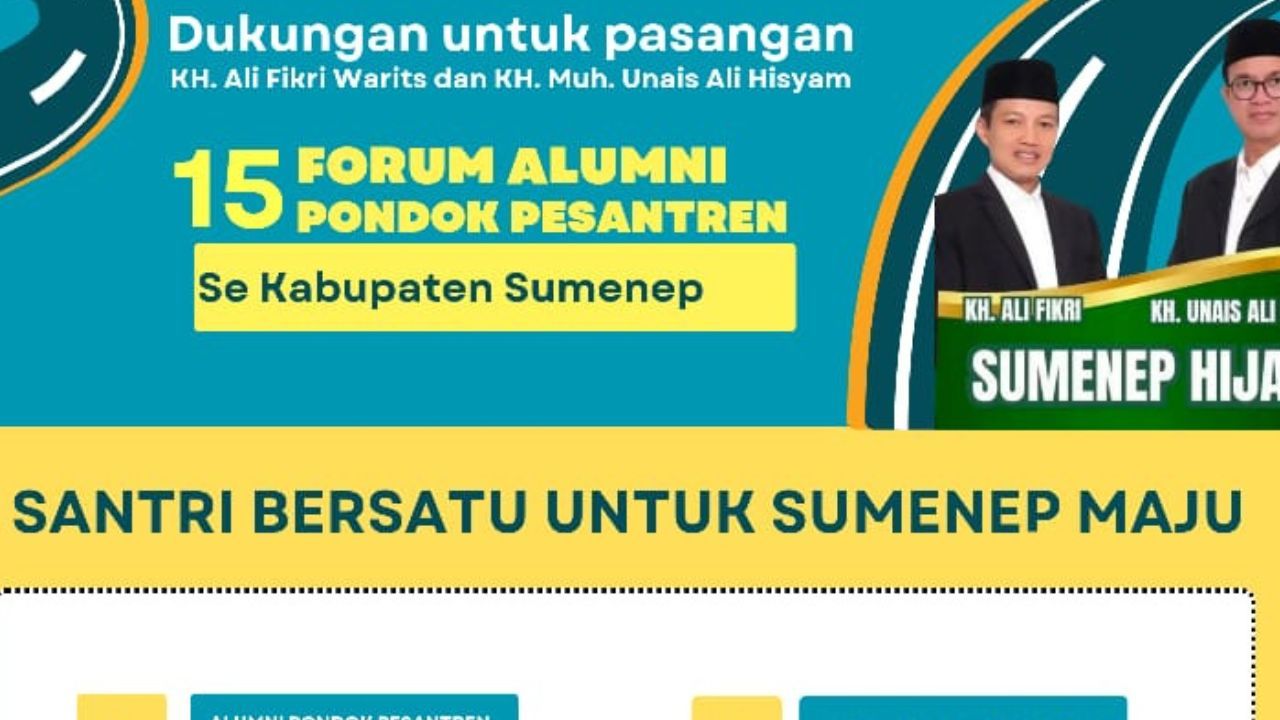 Bantah Pencatutan Alumni 15 Pesantren, Ali Fikri: Kami Bukan Tukang Klaim !