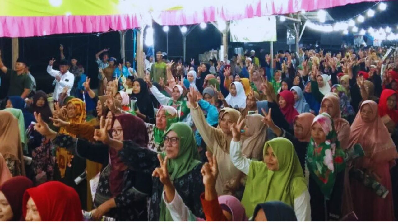 Gelar Istigasah, Ribuan Warga di Kecamatan Bluto Siap Menangkan Paslon Achmad Fauzi-KH Imam Hasyim