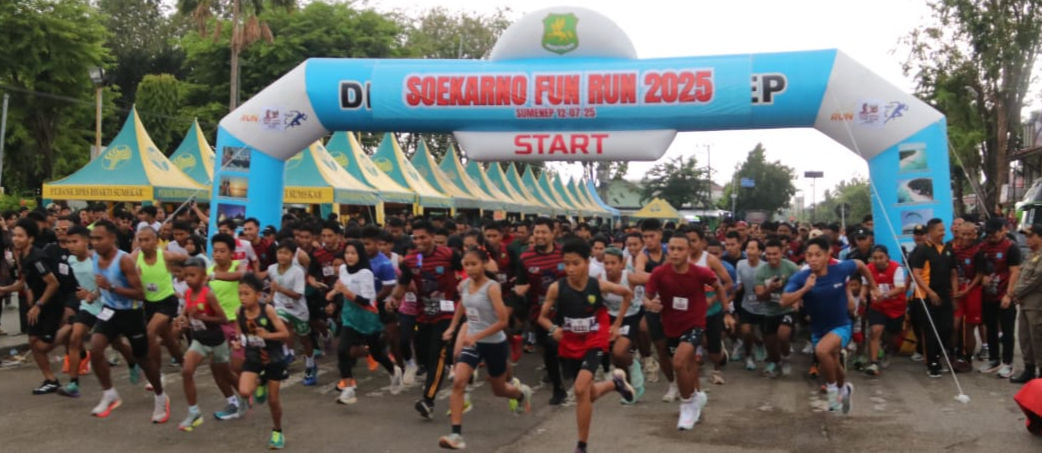 Sumenep Gelar Soekarno Fun Run 2025, Ribuan Pelari Gelorakan Nasionalisme