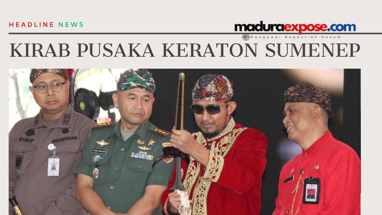 Bupati Fauzi Terima Pusaka Keraton Dari Salah Satu Empu Keris Sumenep