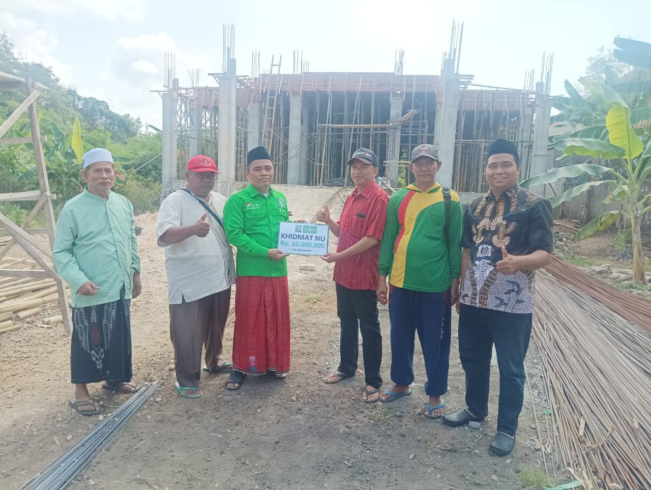 Komitmen PKB Sumenep Ke NU Tanpa Syarat, Serahkan Bantuan untuk MWC NU Kalianget