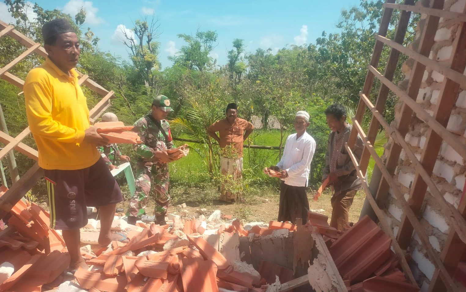 Jember Diguncang Gempa Sumenep, Gedung Sekolah dan Ponpes Ambruk